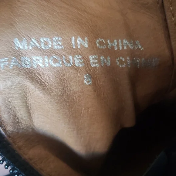 Jeffrey Campbell Black Embossed Leather Ankle Boots Women’s - Picture 7 of 7